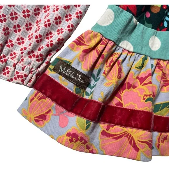 SIZE 2 Matilda Jane 2016 Once Upon a Time Party Mix Dress Fall Leaves Dress - Picture 8 of 8